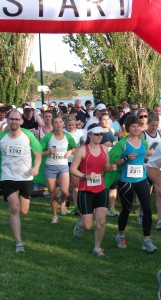 Our team at the start of the race